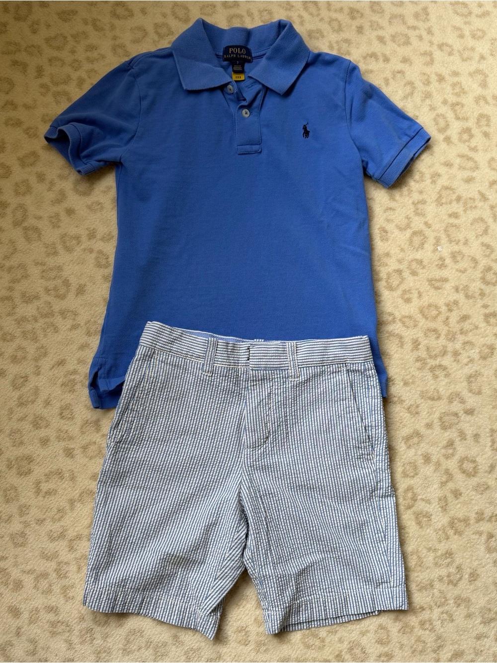Bundle of boys summer shorts and tops (Mostly Polo by Ralph Lauren, size 7) - Picture 11 of 16